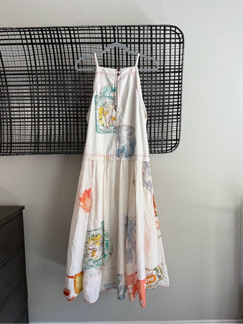 Anthropologie Sleeveless Twofer Midi Dress - Picture 4 of 8